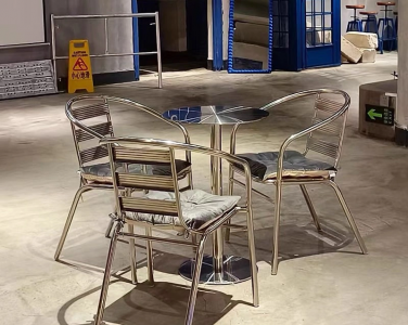 Bàn ghế cafe inox cao cấp, bền bỉ giá xưởng