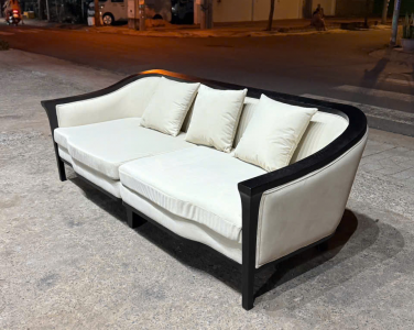 Bàn ghế sắt hộp phòng khách - decor cho gian phòng
