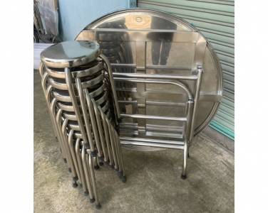 Bàn Tròn Inox 10 Ghế Bền Đẹp, Lựa Chọn Tối Ưu 2025