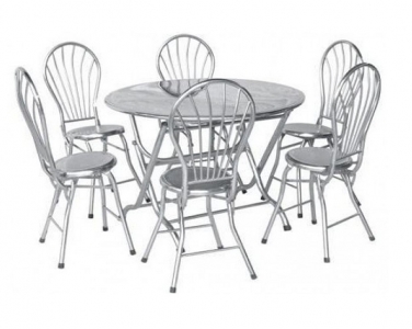 Bộ Bàn Ăn Inox 6 Ghế Bền Đẹp, Hiện Đại | Tô Trần 2025