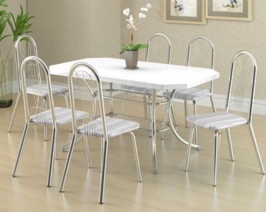 Bộ bàn ghế inox dài cao cấp: Bền bỉ & Giá tốt