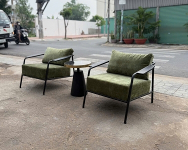 Bộ bàn ghế sắt phòng khách được ưa chuộng tại các chung cư hiện đại