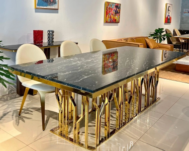 Xu Hướng Bàn Ghế Inox Cao Cấp Và Điểm Nhấn Bàn Chân Ghế Sofa Inox Trong Nội Thất Hiện Đại