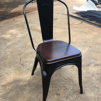 GHẾ TOLIX MÊ GỖ