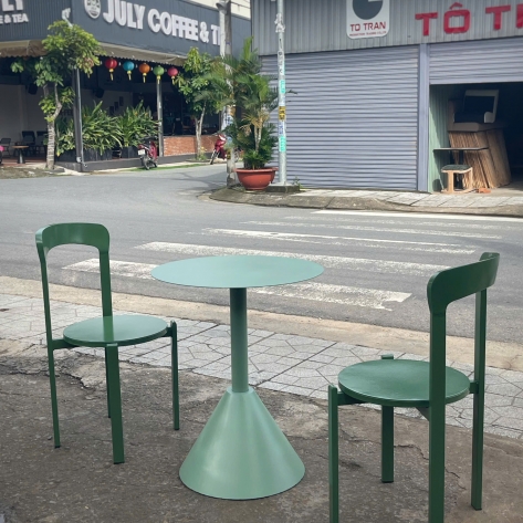 Chi phí bộ bàn ghế sắt sân vườn 6 ghế