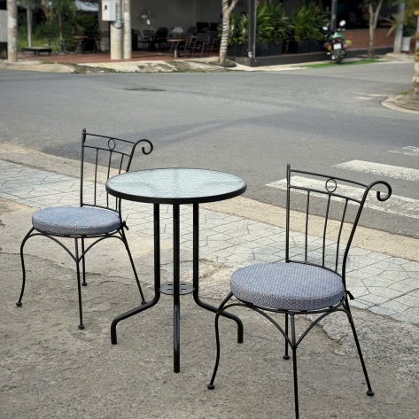 Xưởng Sản Xuất Bàn Ghế Sắt Sân Vườn 8 Ghế Giá Sỉ Tận Xưởng