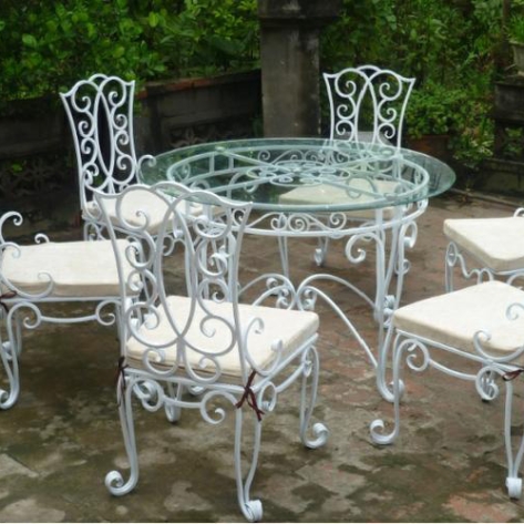 Top 50+ Mẫu Bàn Ghế Sắt Đẹp & Bền Bỉ Xu Hướng
