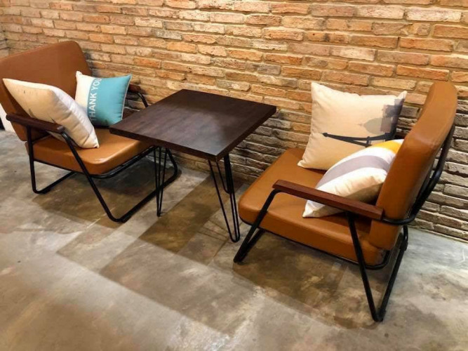 bàn ghế cafe sắt